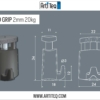 Micro Grip hook (2mm) - Image 3